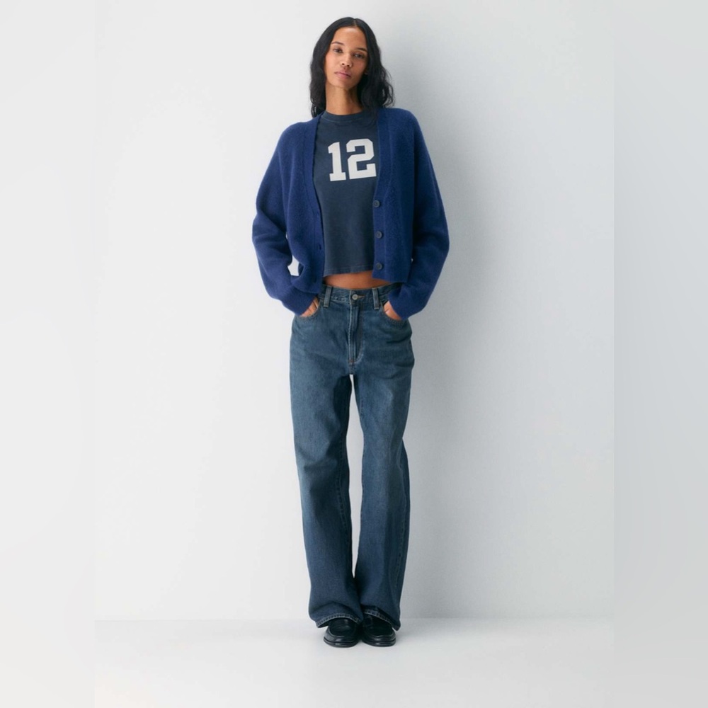 TNA blue Perry cardigan